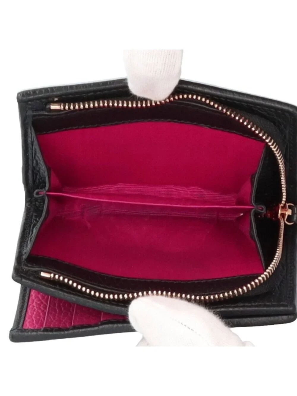 ★SOLD★ Gucci Double Bifold Wallet Leather - Picture 7 of 7